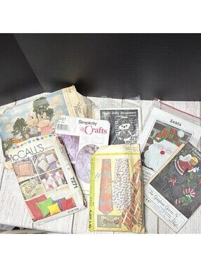 Vogue McCall's Simplicity Vintage craft Sewing Patterns Lot 1980s One Size